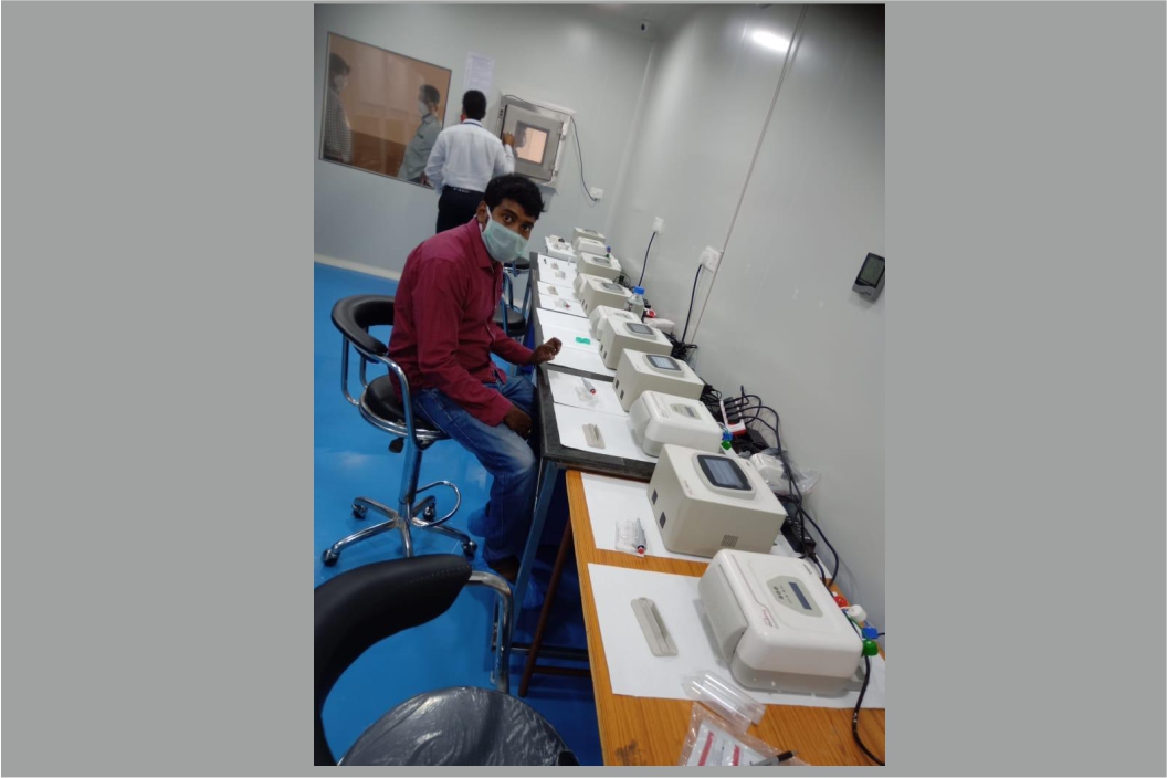 Covid Lab at govt Sidhartha medical college, vijayawada, Andhra Pradesh